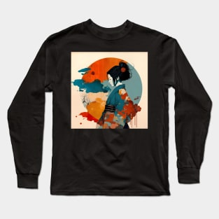 Surreal Geisha Long Sleeve T-Shirt